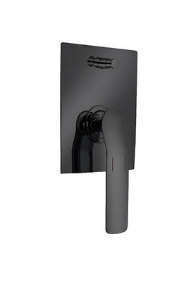 واحد اهرم پنهان دو طرفه در دیوار حمام دوش مخلوط کننده تغییر مسیر مات حمام سیاه نل مسو OEM دوش باران دوش سر