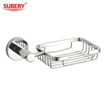 Sus 304 حمام صابون سبد ظرف دارنده کروم پوشش OEM ODM Rould کلاسیک
