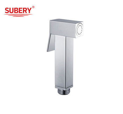 G1/2&quot; برنج Shattaf مجموعه دست نگهدار تمیز حمام توالت کروم Bidet دستشویی