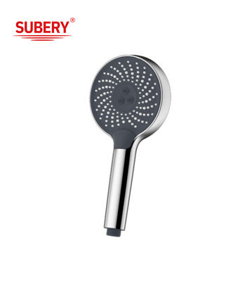 3 عملکرد ABS دست دوش ستون پلاستیکی حمام کروم آسان تمیز کردن